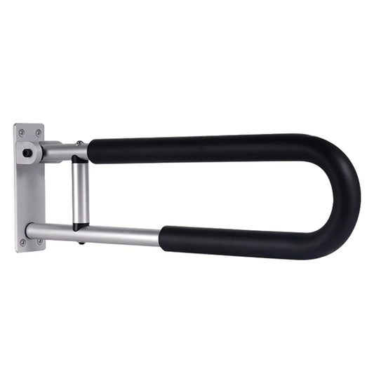Bathroom Grab Bar Toilet Safety Handle U Shape Handrail Rotatable Care Curated
