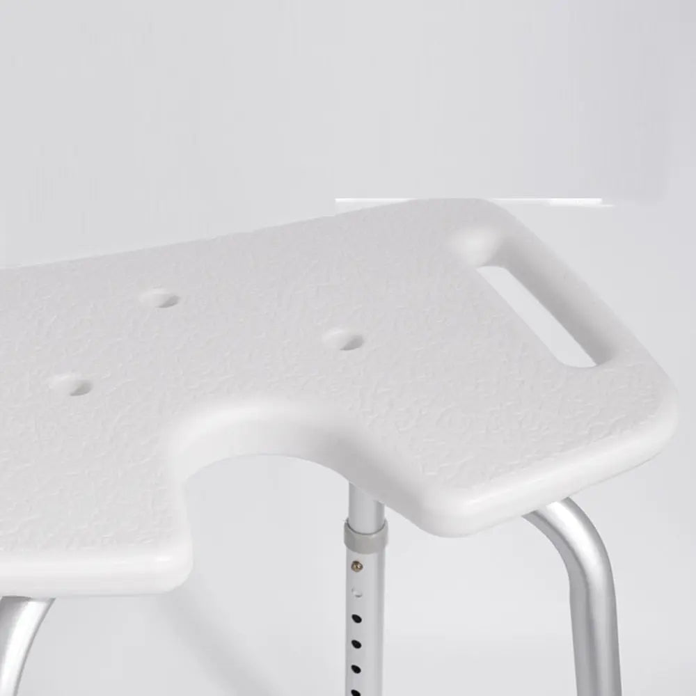 Portable Bathroom Shower Chair Height Adjustable Bathing Stool Care Curated