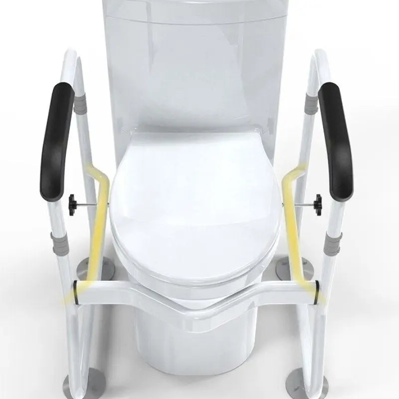 Stool Support with Handle Bathroom Chair Suction Cup Elderly Support Care Curated